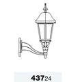 SNOC, FLORENCE - EXTRA LARGE TOP MOUNT 43724, OUTDOOR WALL LIGHTS
