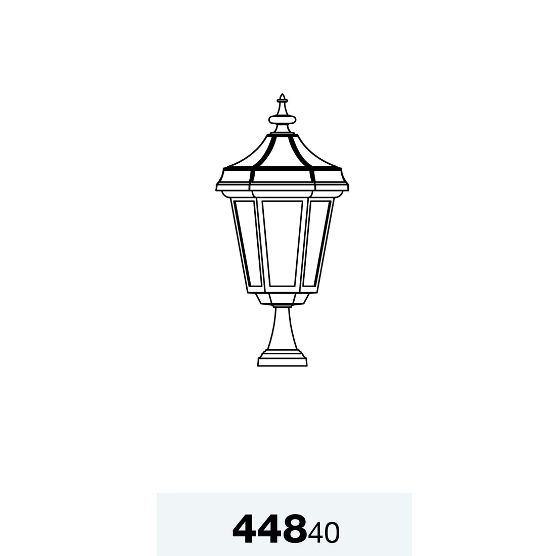 SNOC OXFORD - EXTRA LARGE PEDESTAL MOUNT 44840 - Post