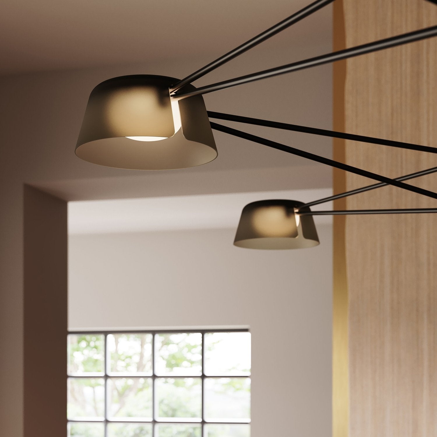 SONNEMAN, RAY RECTANGLE PENDANT, CHANDELIER LIGHT