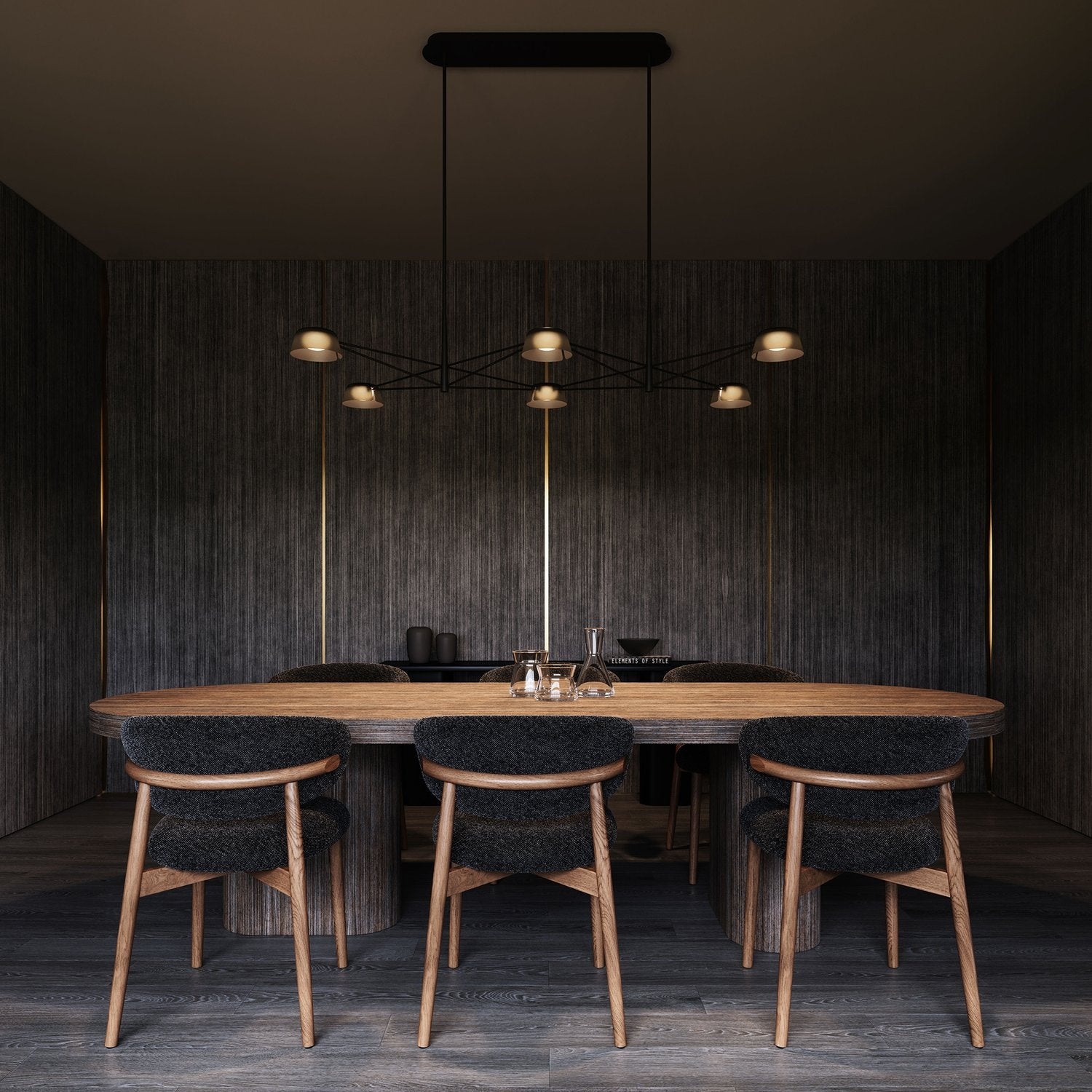 SONNEMAN, RAY RECTANGLE PENDANT, CHANDELIER LIGHT