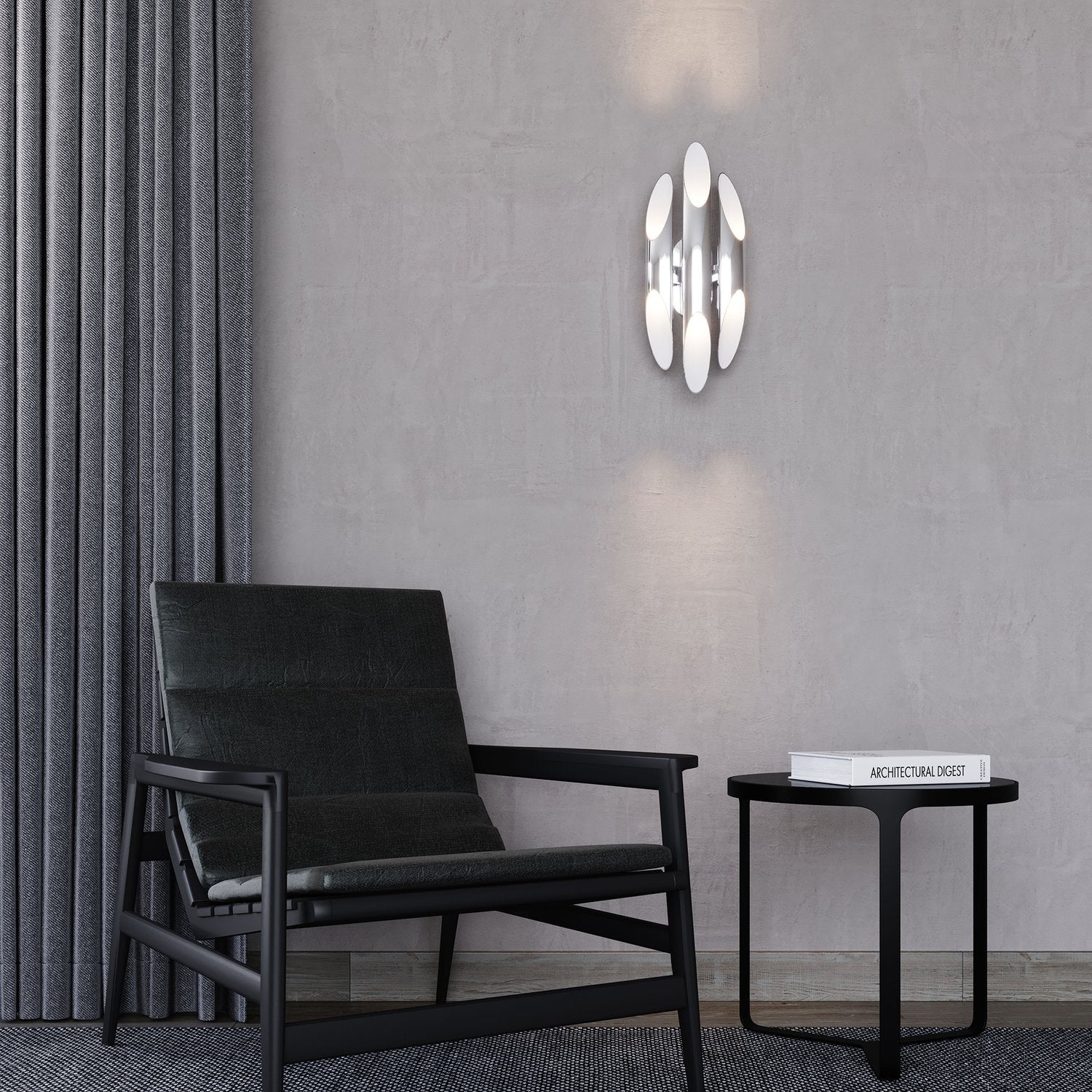 SONNEMAN, CHIMES TRIPLE SCONCE, WALL SCONCES