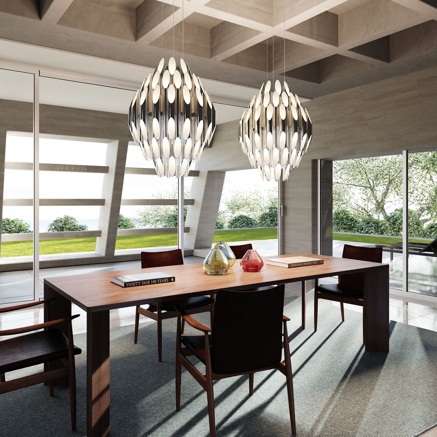 SONNEMAN, CHIMES 3-TIER PENDANT, PENDANT LIGHT