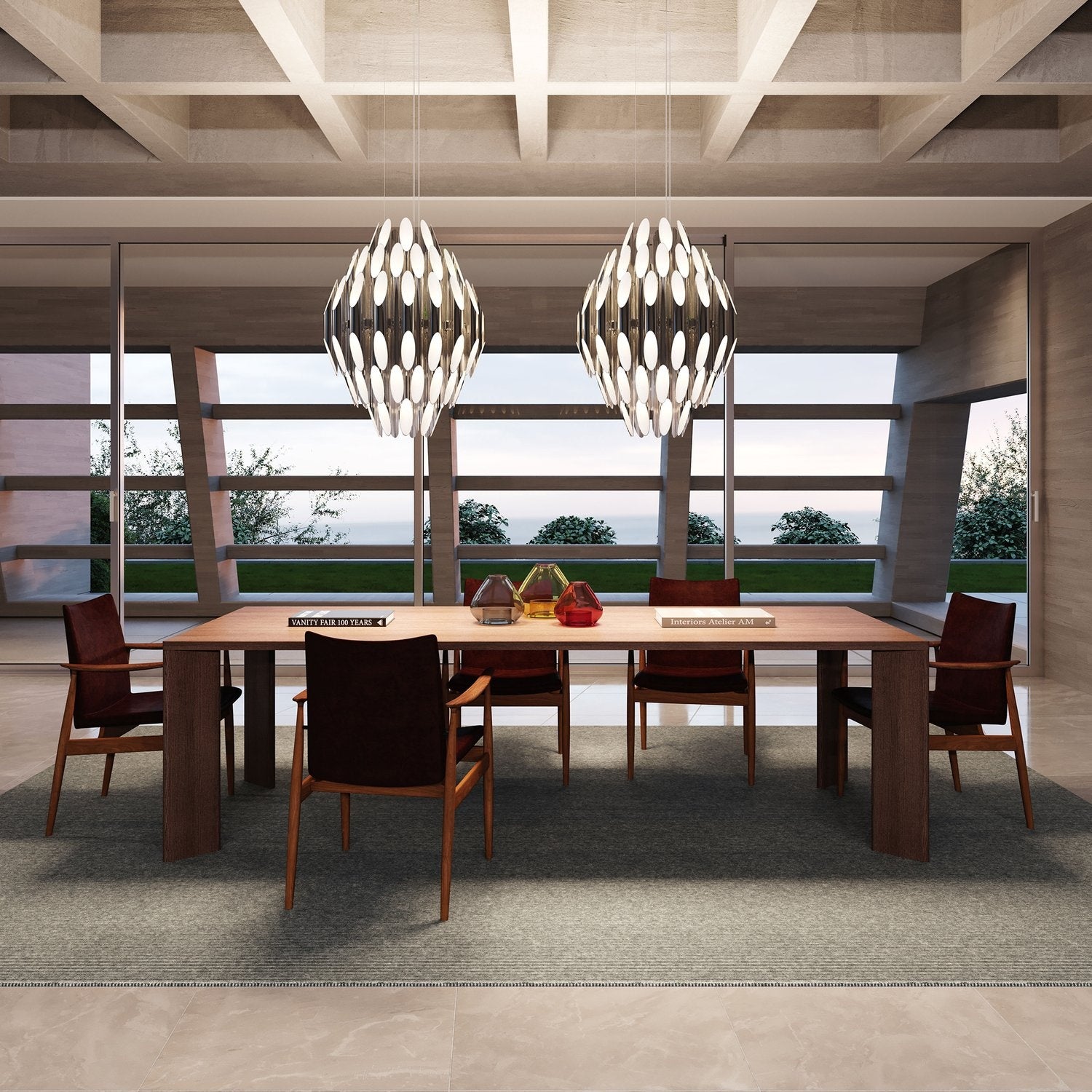 SONNEMAN, CHIMES 3-TIER PENDANT, PENDANT LIGHT