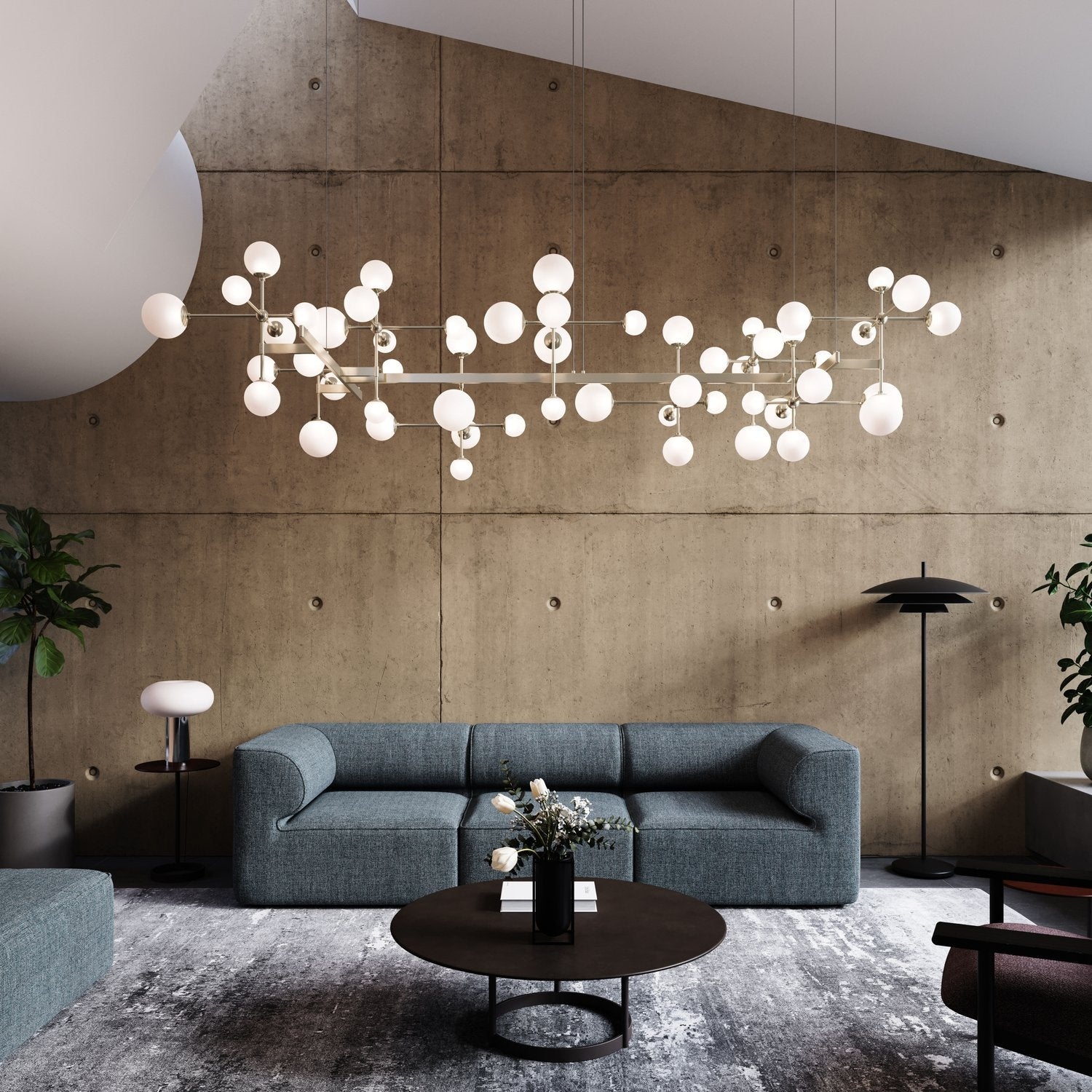 SONNEMAN, NEBULA LED BAR PENDANT, CHANDELIER LIGHT