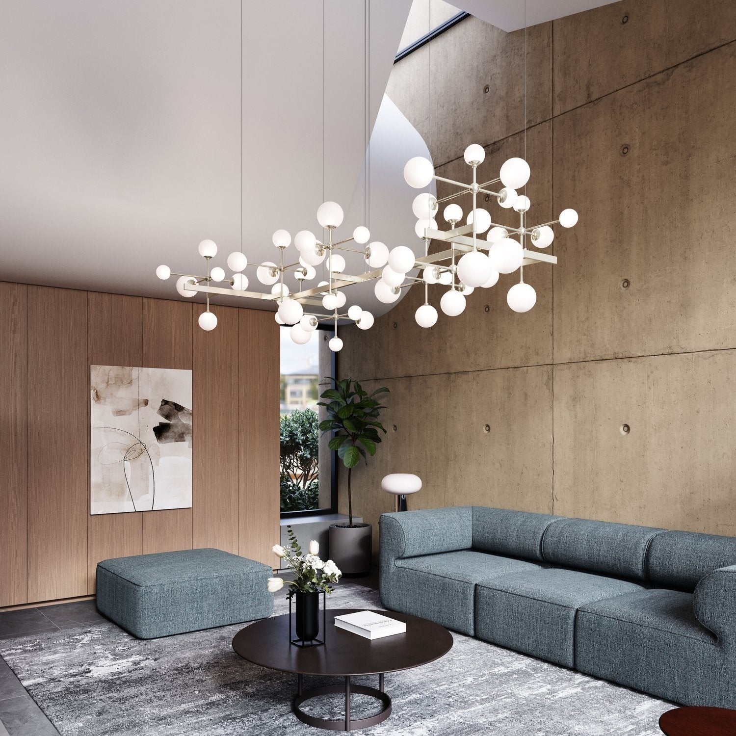 SONNEMAN, NEBULA LED BAR PENDANT, CHANDELIER LIGHT