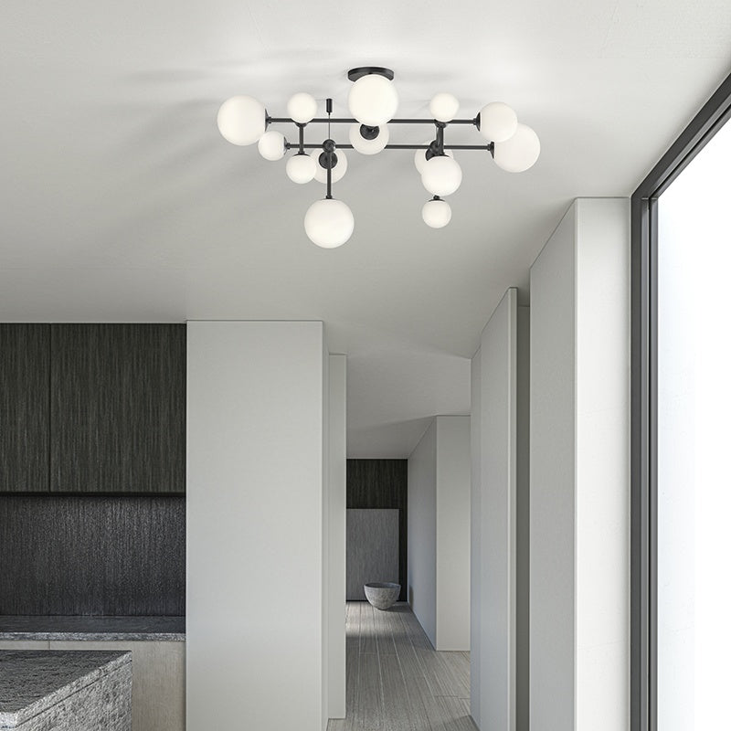 SONNEMAN, SABON LED SEMI-FLUSH, SEMI FLUSH MOUNT LIGHT