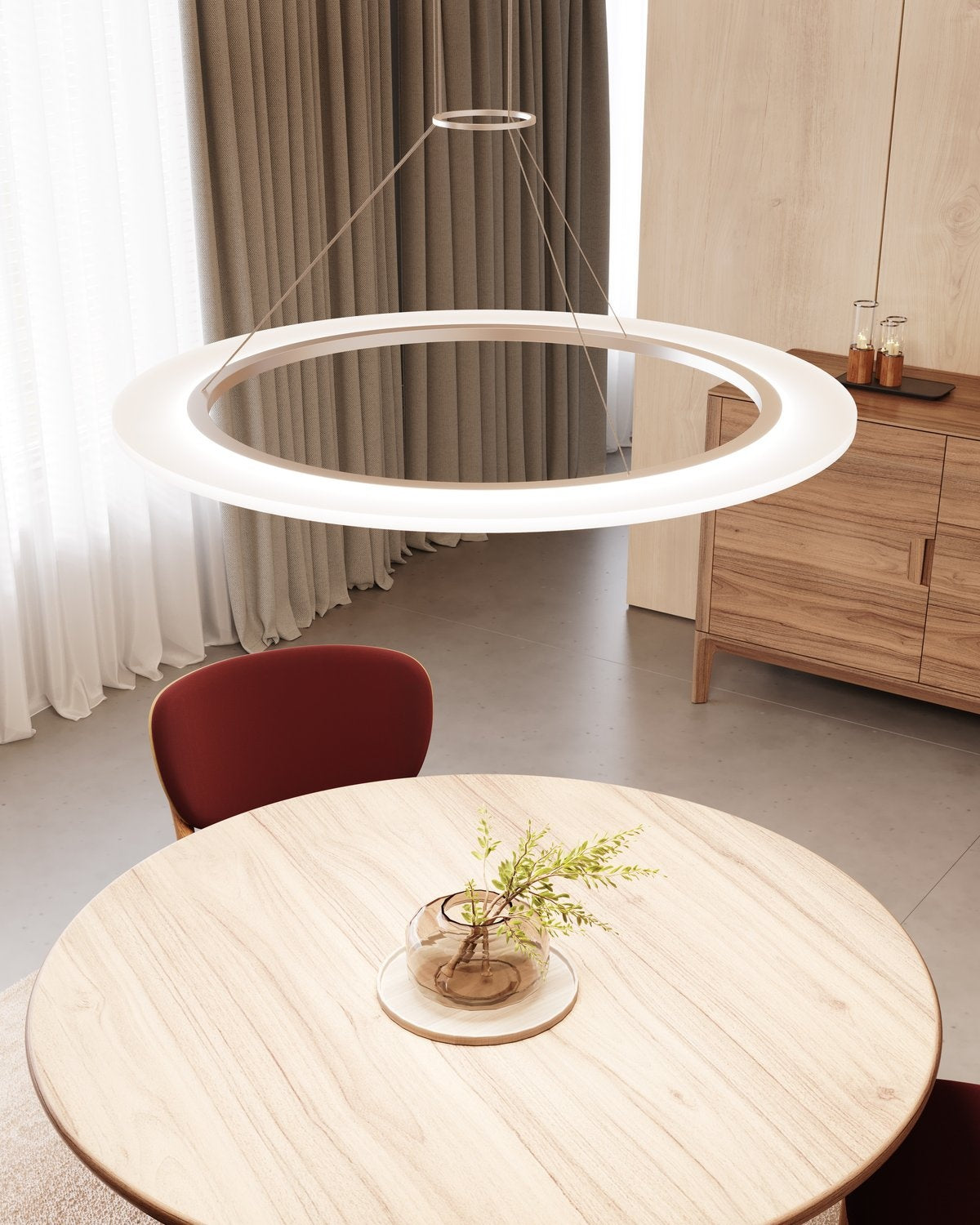 SONNEMAN, ARCTIC RINGS SINGLE LED RING PENDANT, PENDANT LIGHT