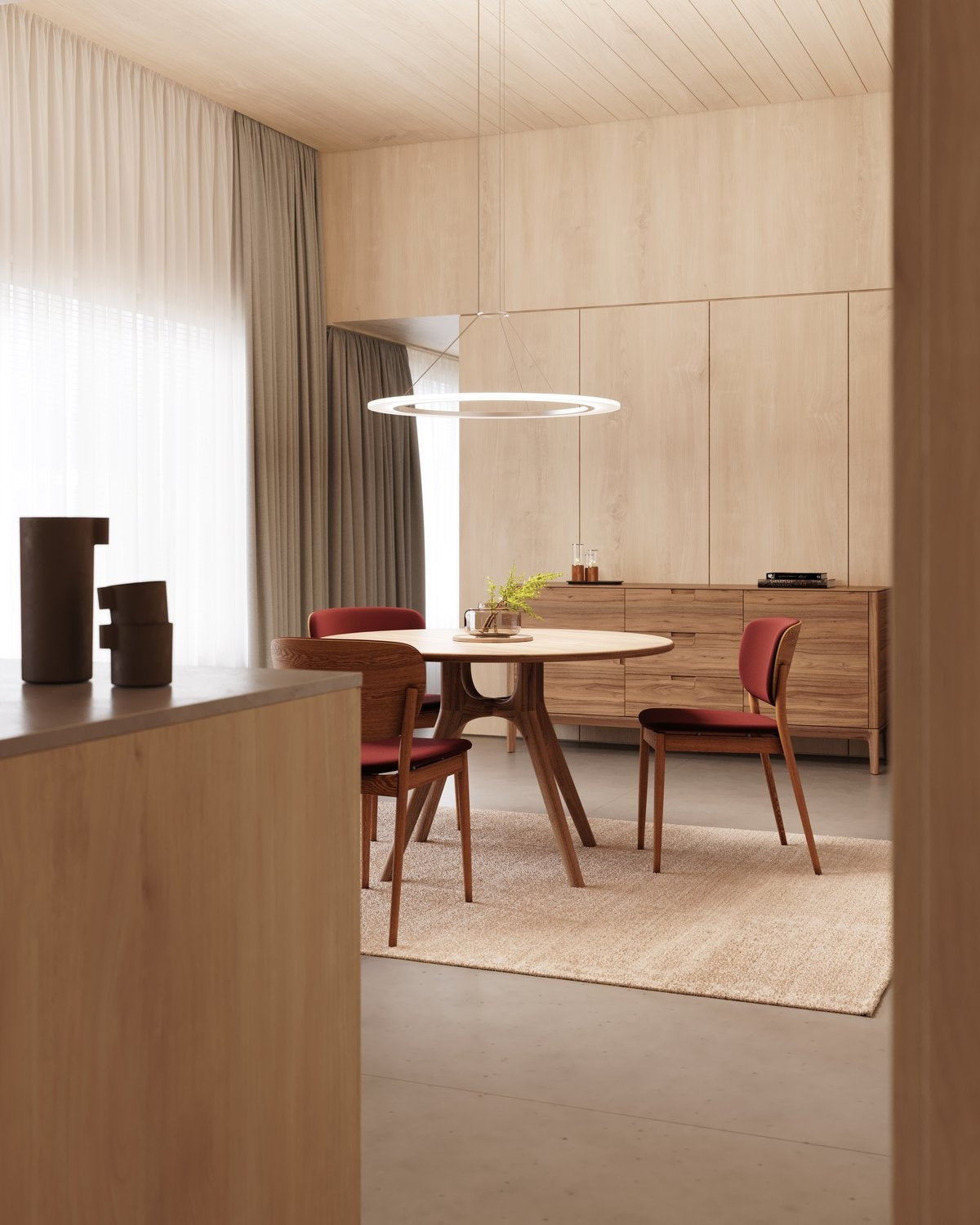 SONNEMAN, ARCTIC RINGS SINGLE LED RING PENDANT, PENDANT LIGHT