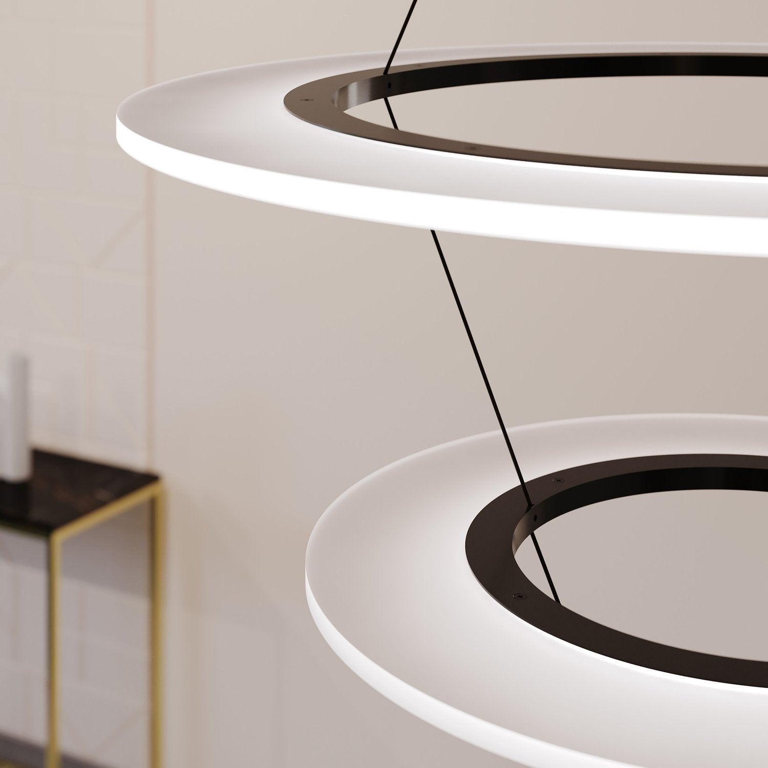 SONNEMAN, ARCTIC RINGS TRIPLE LED RING PENDANT, PENDANT LIGHT