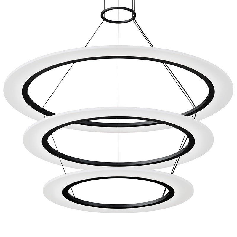SONNEMAN, ARCTIC RINGS TRIPLE LED RING PENDANT, PENDANT LIGHT