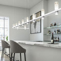 SONNEMAN, INTERVALS RECTANGLE LED PENDANT ETCHED CYLINDER UPLIGHT TRIM, PENDANT LIGHT