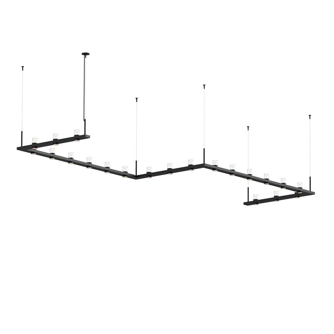 SONNEMAN, INTERVALS ZIG-ZAG LED PENDANT, PENDANT LIGHT