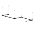 SONNEMAN, INTERVALS ZIG-ZAG LED PENDANT ETCHED CYLINDER UPLIGHT TRIM, PENDANT LIGHT