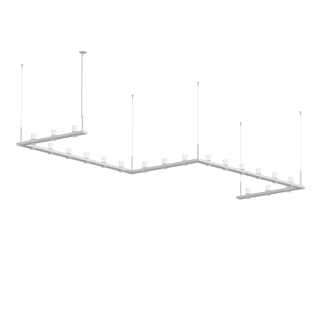 SONNEMAN, INTERVALS ZIG-ZAG LED PENDANT, PENDANT LIGHT
