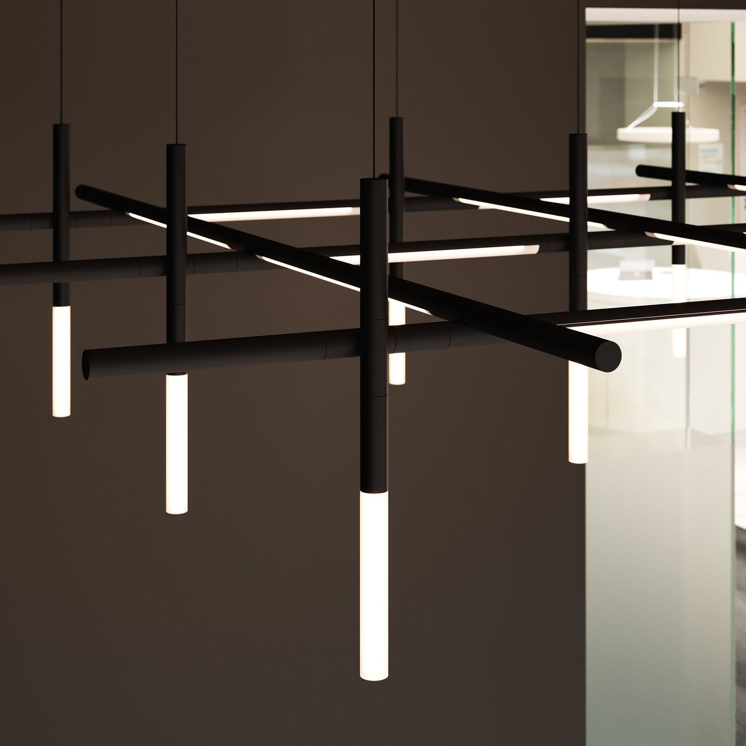 SONNEMAN, LABYRINTH SQUARE PENDANT, PENDANT LIGHT