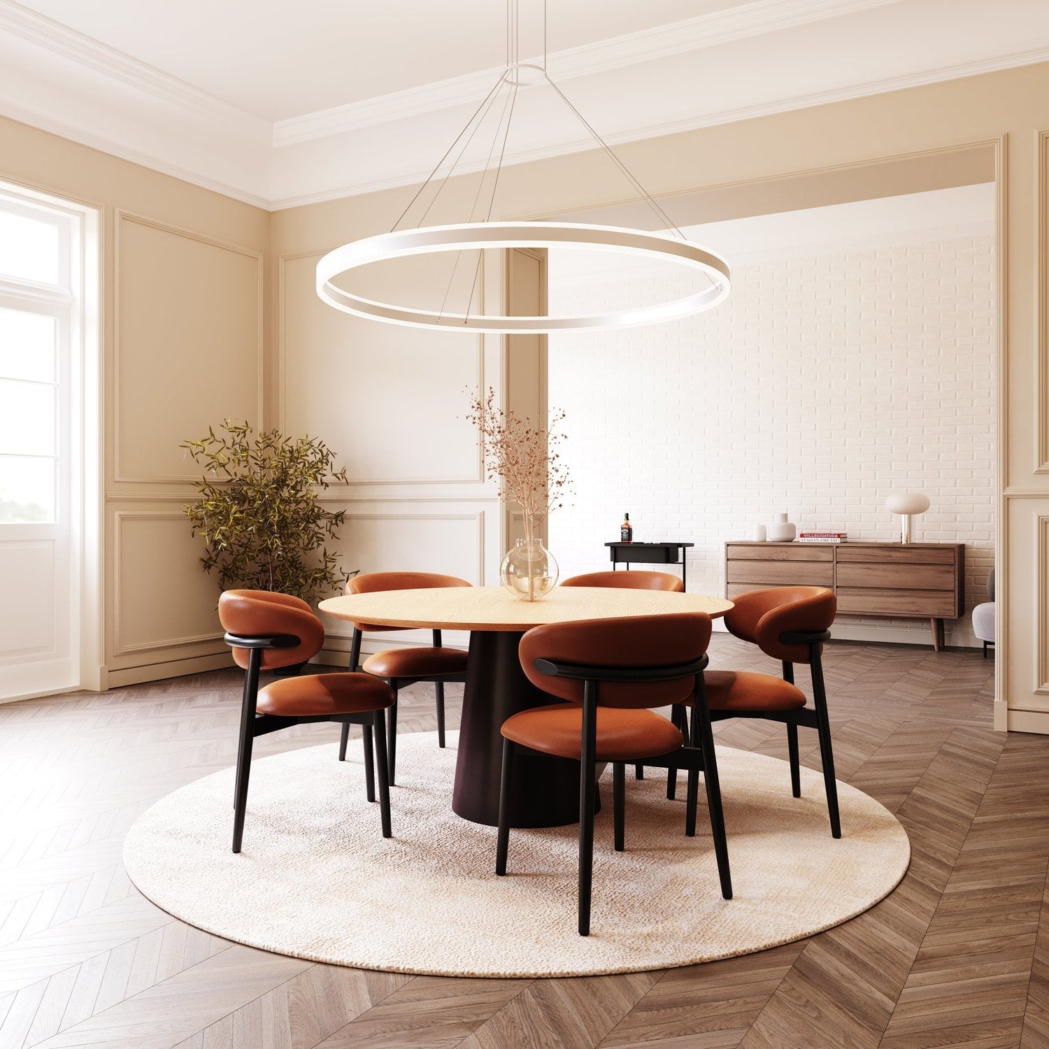 SONNEMAN, DOUBLE CORONA LED RING PENDANT, PENDANT LIGHT