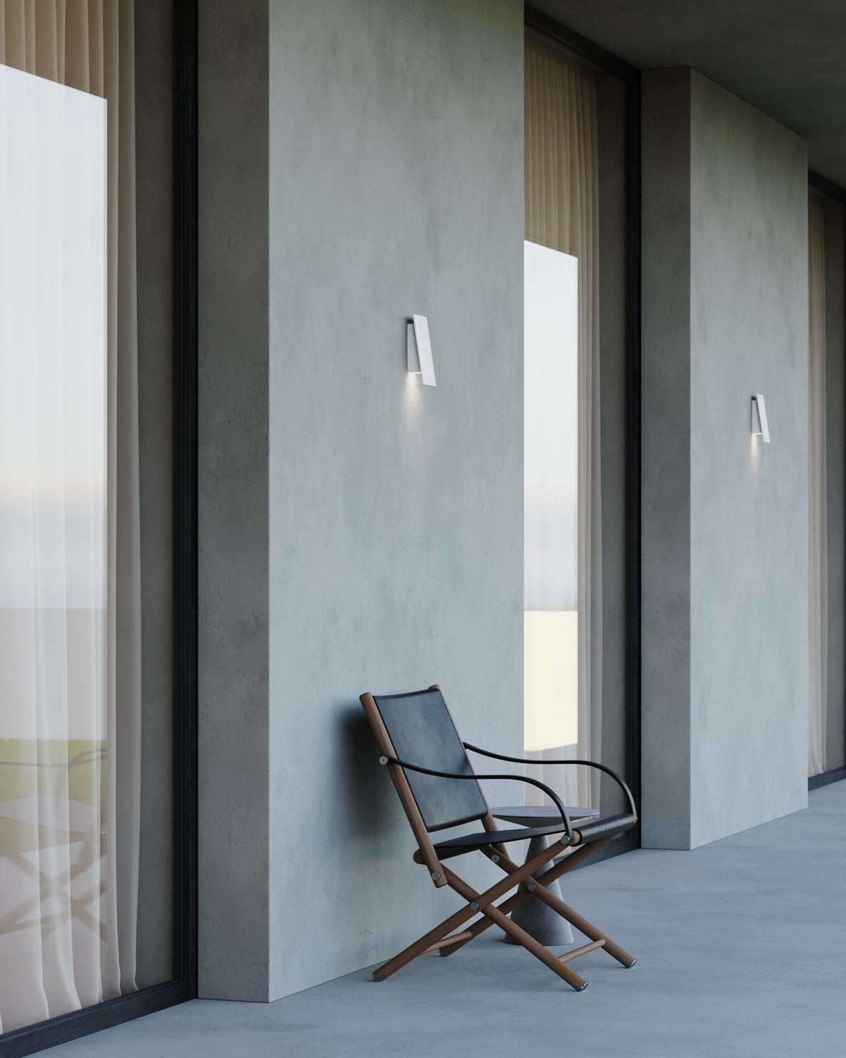 SONNEMAN, ANGLED PLANE NARROW DOWNLIGHT LED SCONCE, WALL SCONCES