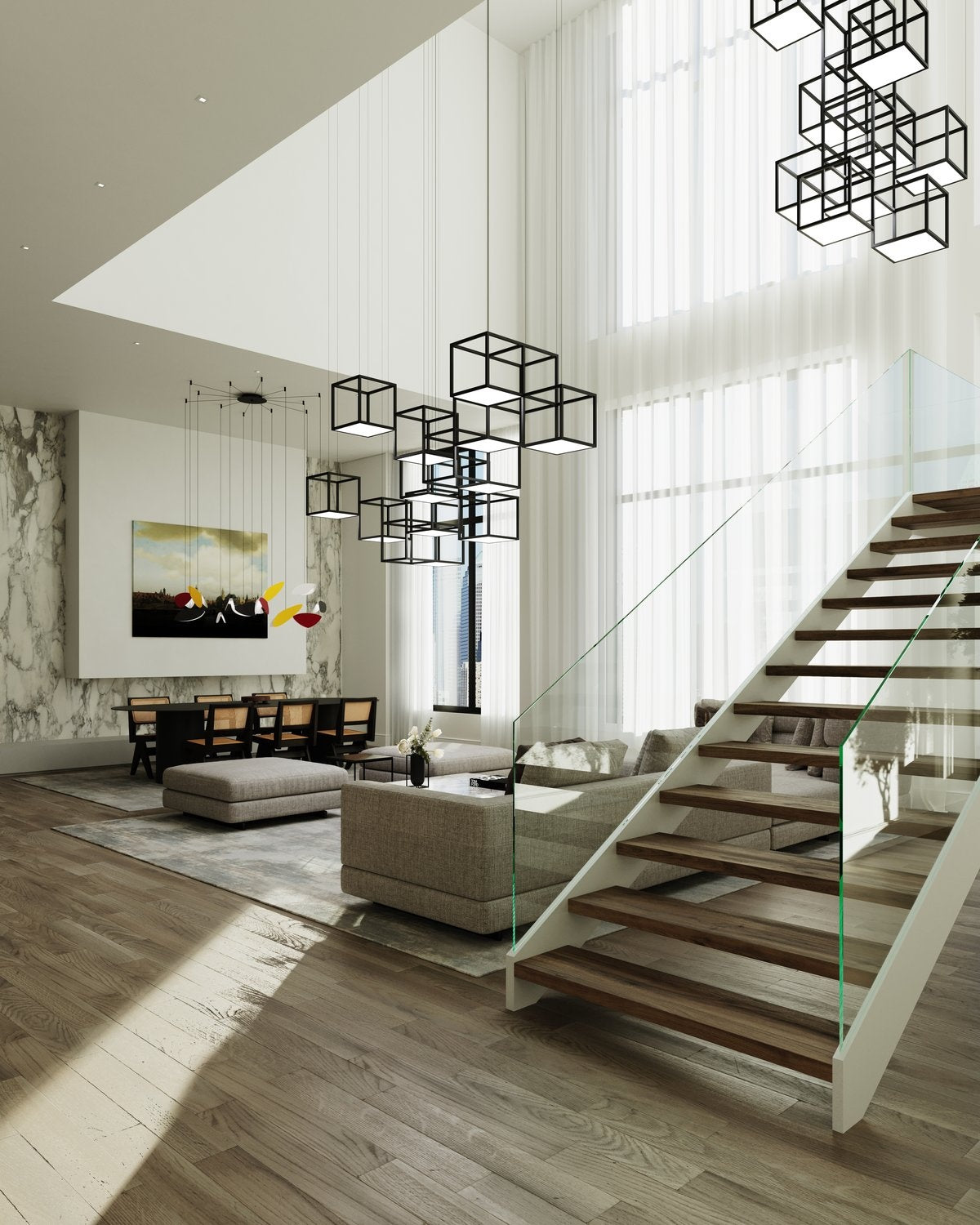 SONNEMAN, CUBIX LED PENDANT, PENDANT LIGHT