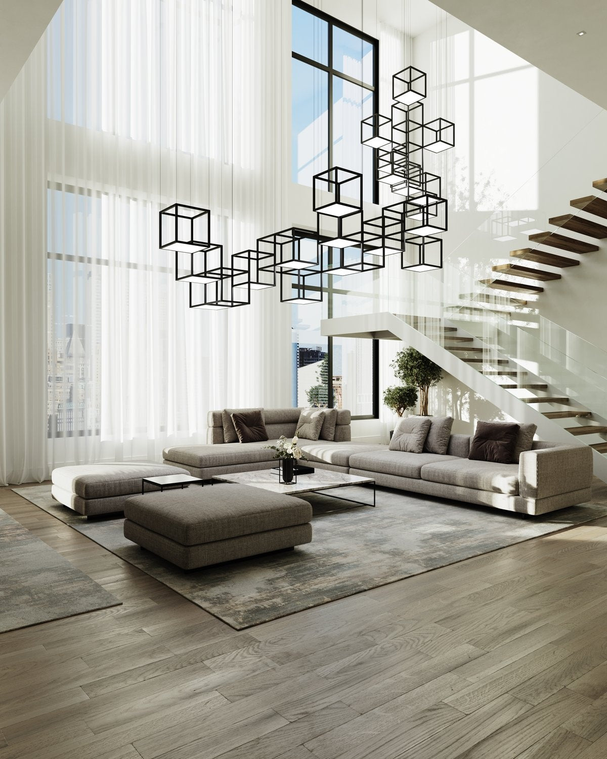 SONNEMAN, CUBIX LED PENDANT, PENDANT LIGHT