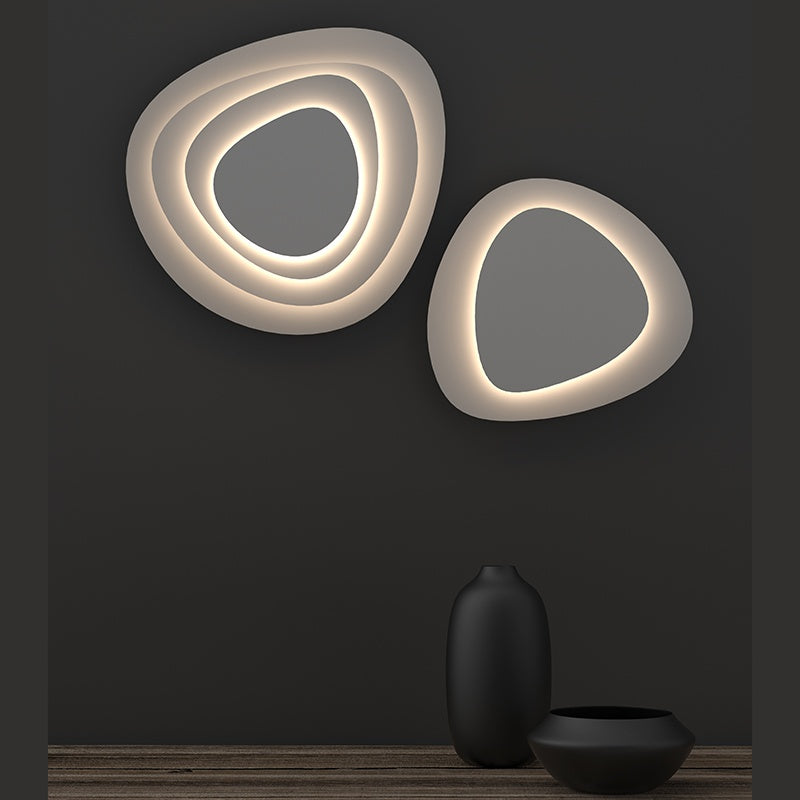 SONNEMAN, ABSTRACT PANELS 4-PLATE LED SCONCE, WALL SCONCES