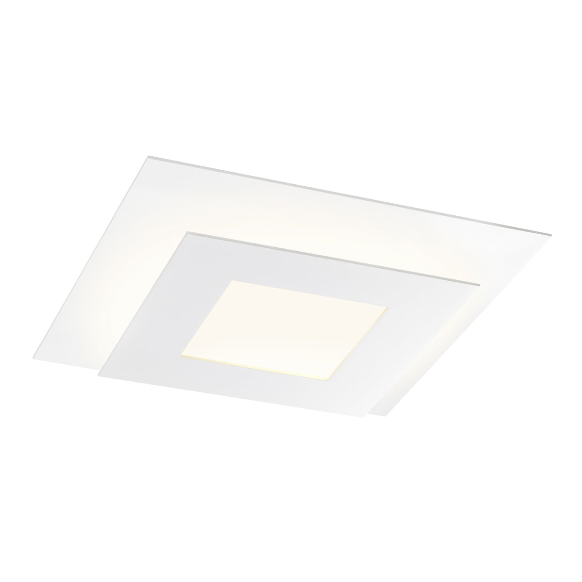 SONNEMAN, OFFSET SQUARE LED SURFACE MOUNT, SEMI FLUSH MOUNT LIGHT