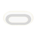 SONNEMAN, OFFSET RACETRACK LED SURFACE MOUNT, SEMI FLUSH MOUNT LIGHT