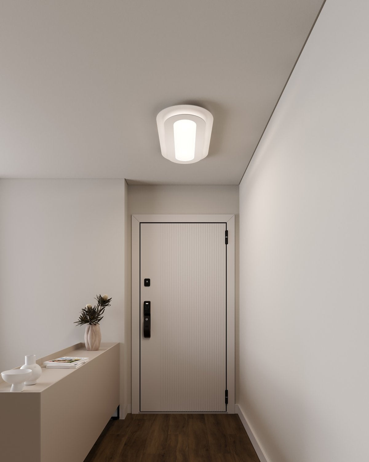 SONNEMAN, OFFSET RACETRACK LED SURFACE MOUNT, SEMI FLUSH MOUNT LIGHT