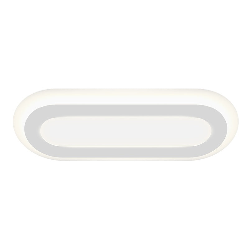 SONNEMAN, OFFSET RACETRACK LED SURFACE MOUNT, SEMI FLUSH MOUNT LIGHT
