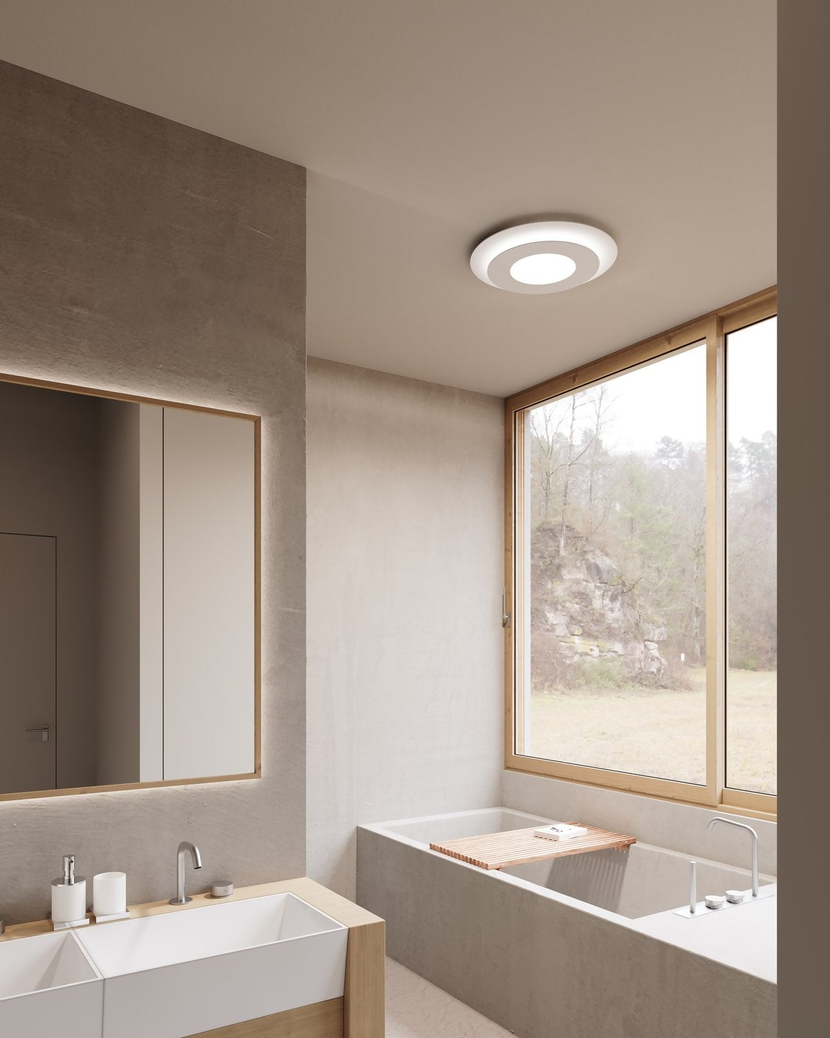SONNEMAN, OFFSET LED SURFACE MOUNT, SEMI FLUSH MOUNT LIGHT