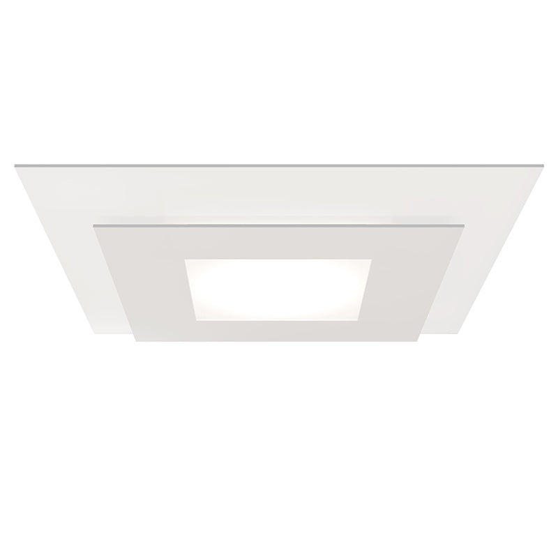 SONNEMAN, OFFSET SQUARE LED SURFACE MOUNT, SEMI FLUSH MOUNT LIGHT