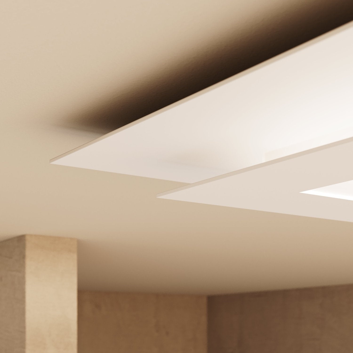 SONNEMAN, OFFSET SQUARE LED SURFACE MOUNT, SEMI FLUSH MOUNT LIGHT