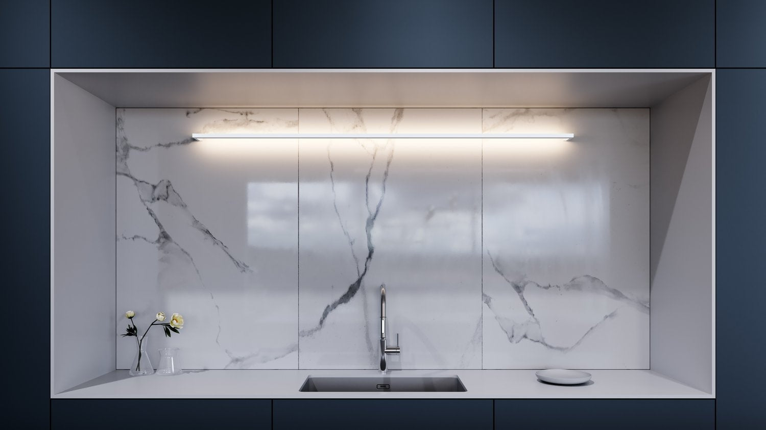 SONNEMAN, THIN-LINE LED INDIRECT WALL BAR, WALL SCONCES