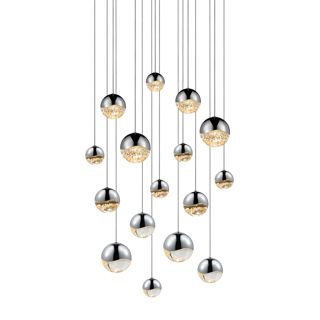 SONNEMAN, GRAPES SQUARE ASSORTED LED PENDANT, PENDANT LIGHT