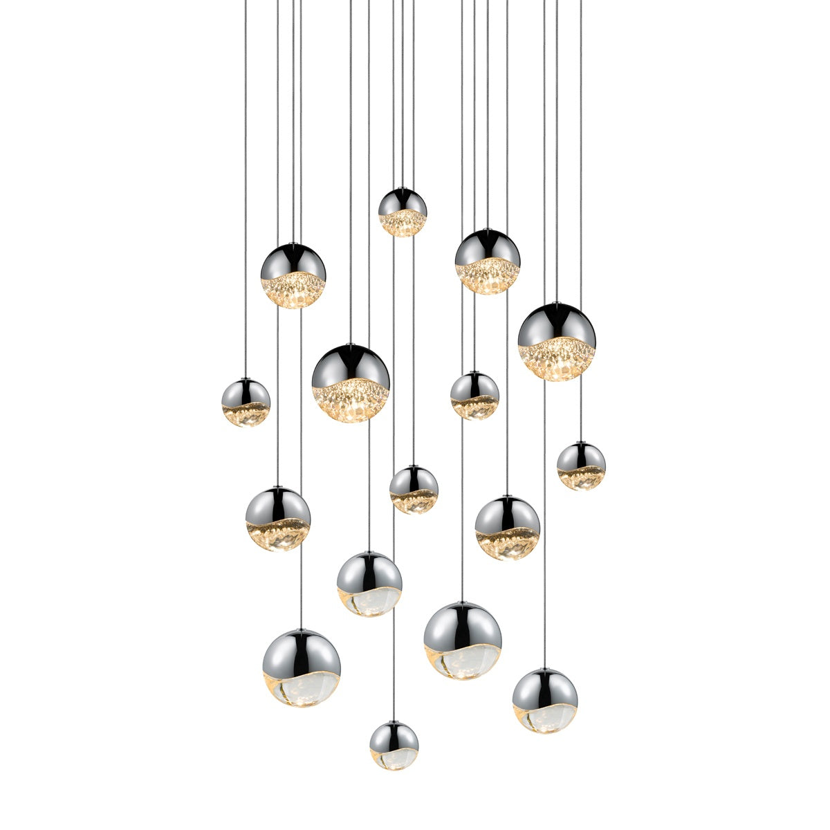 SONNEMAN, GRAPES SQUARE ASSORTED LED PENDANT, PENDANT LIGHT
