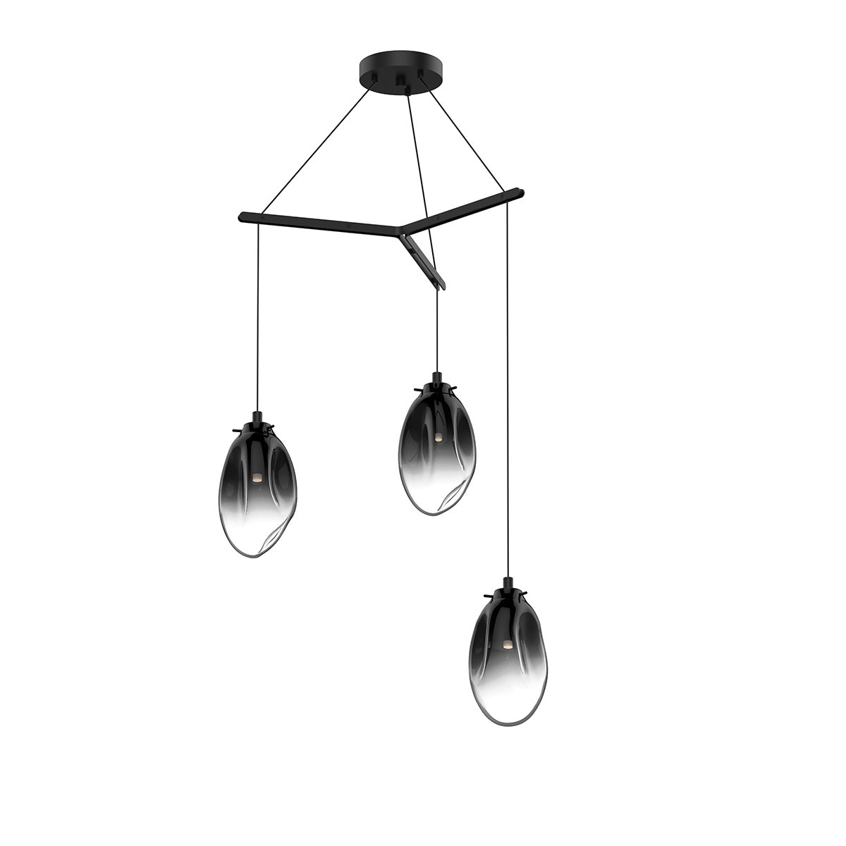 SONNEMAN, LIQUID TRI-SPREADER LED PENDANT, PENDANT LIGHT