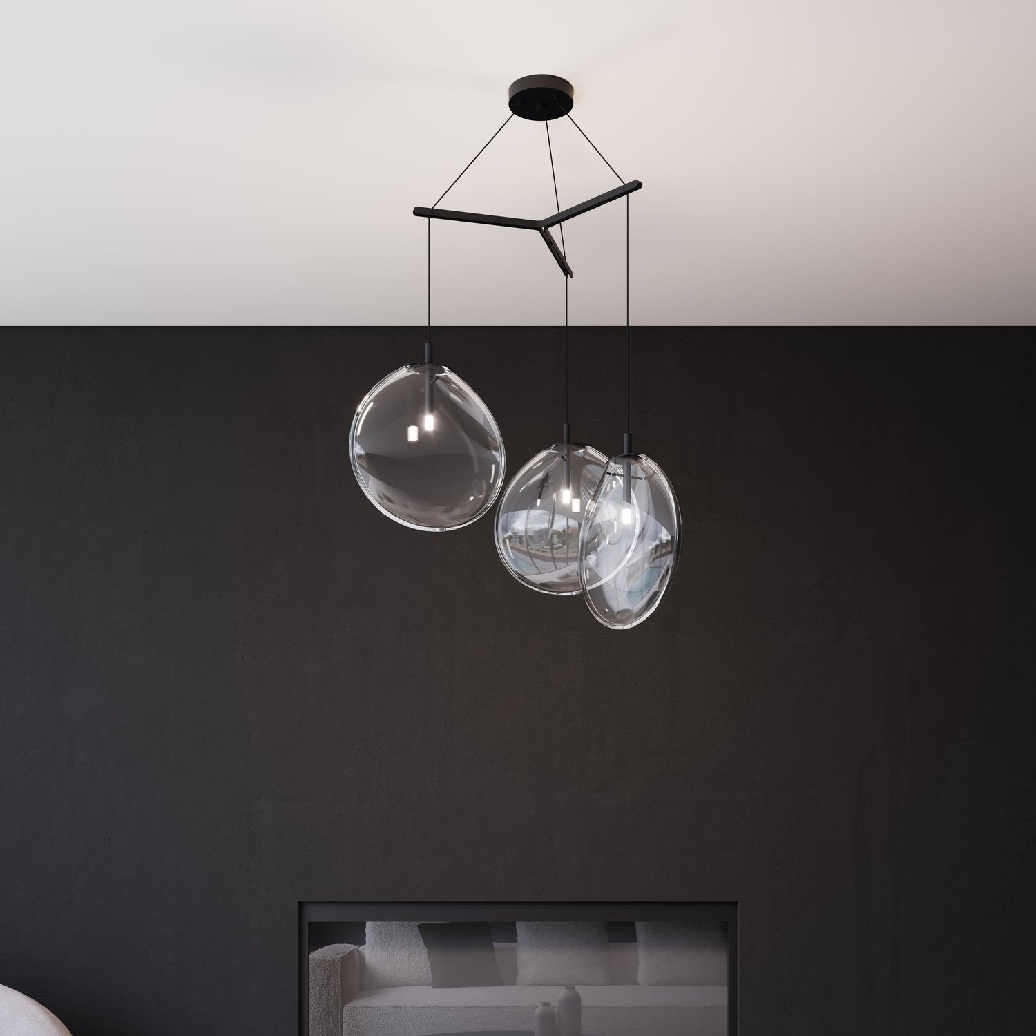 SONNEMAN, CANTINA TRI-SPREADER LED PENDANT, PENDANT LIGHT