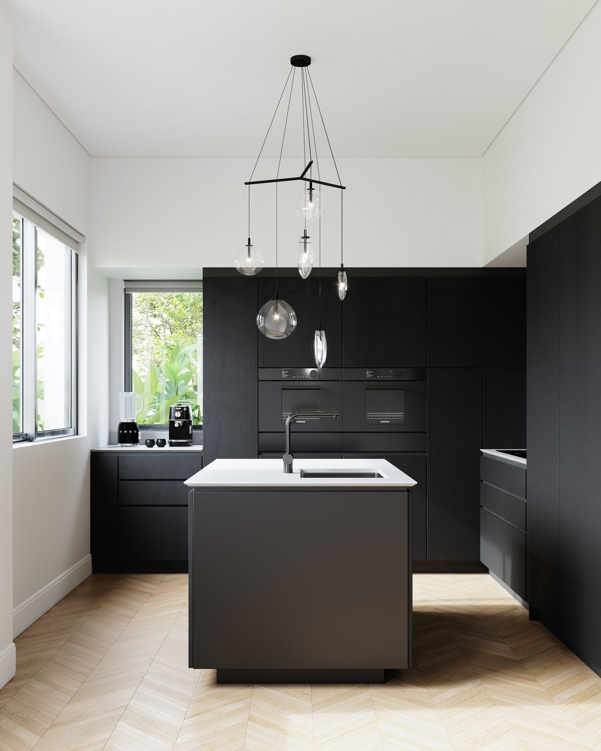 SONNEMAN, CANTINA TRI-SPREADER LED PENDANT, PENDANT LIGHT