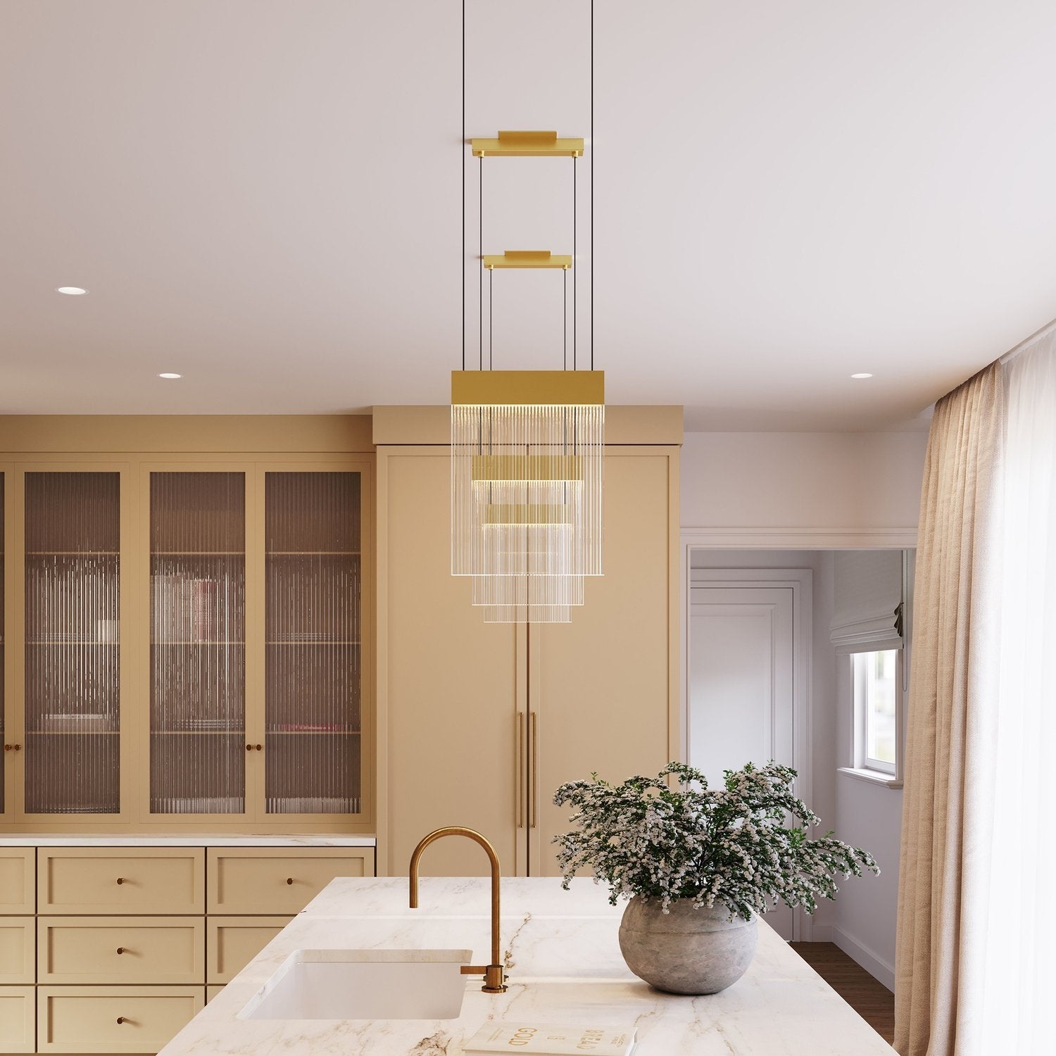 SONNEMAN, V PANELS PENDANT, PENDANT LIGHT