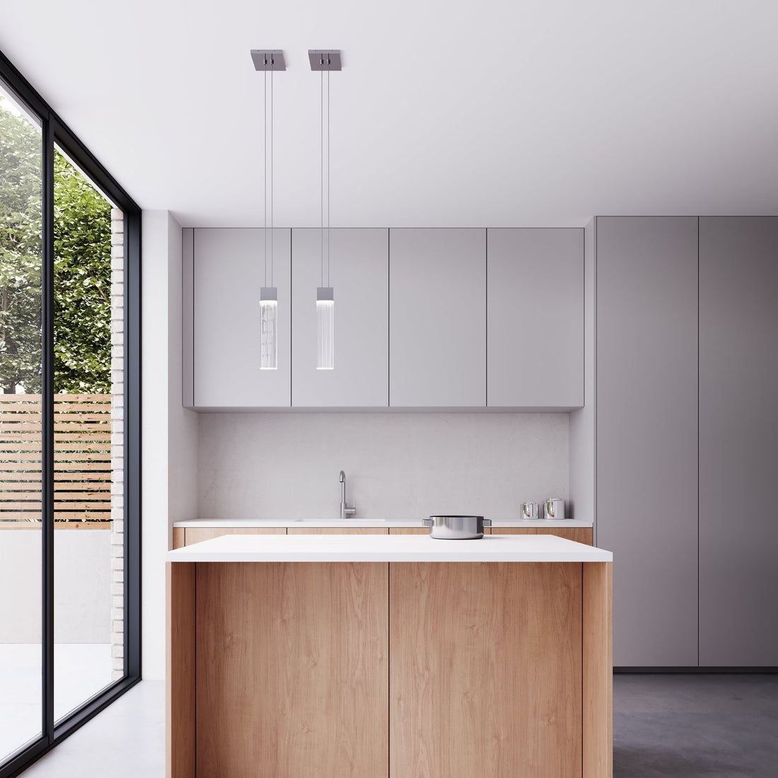 SONNEMAN, V PANELS THIN PENDANT, PENDANT LIGHT