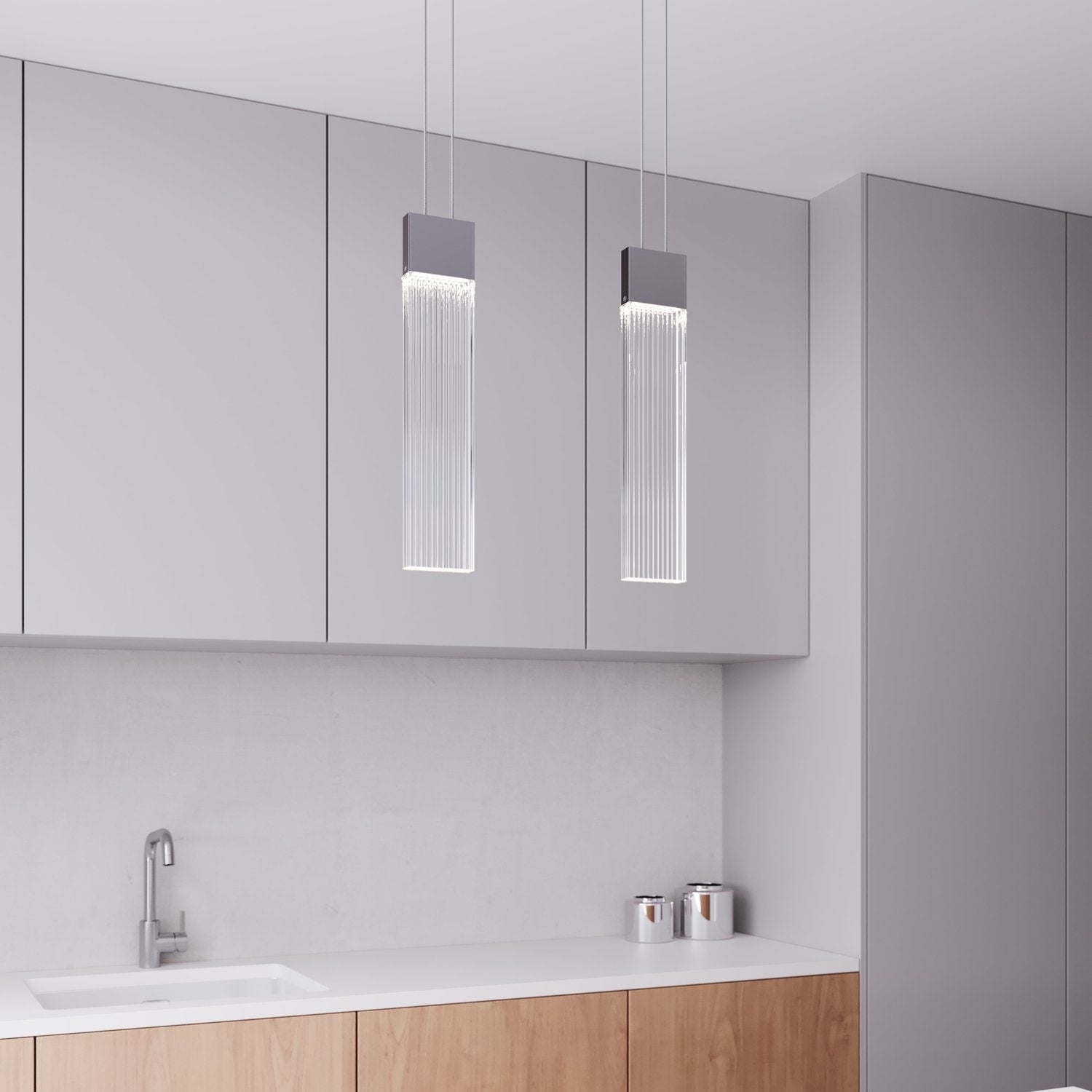SONNEMAN, V PANELS THIN PENDANT, PENDANT LIGHT