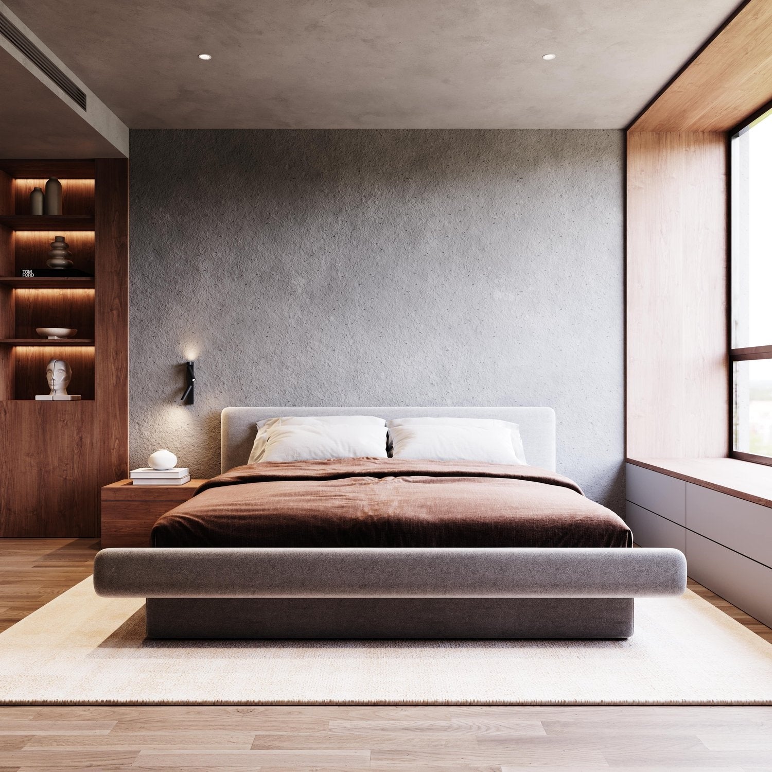 SONNEMAN, HAIM AIMABLE DOUBLE WALL LAMP, WALL SCONCES