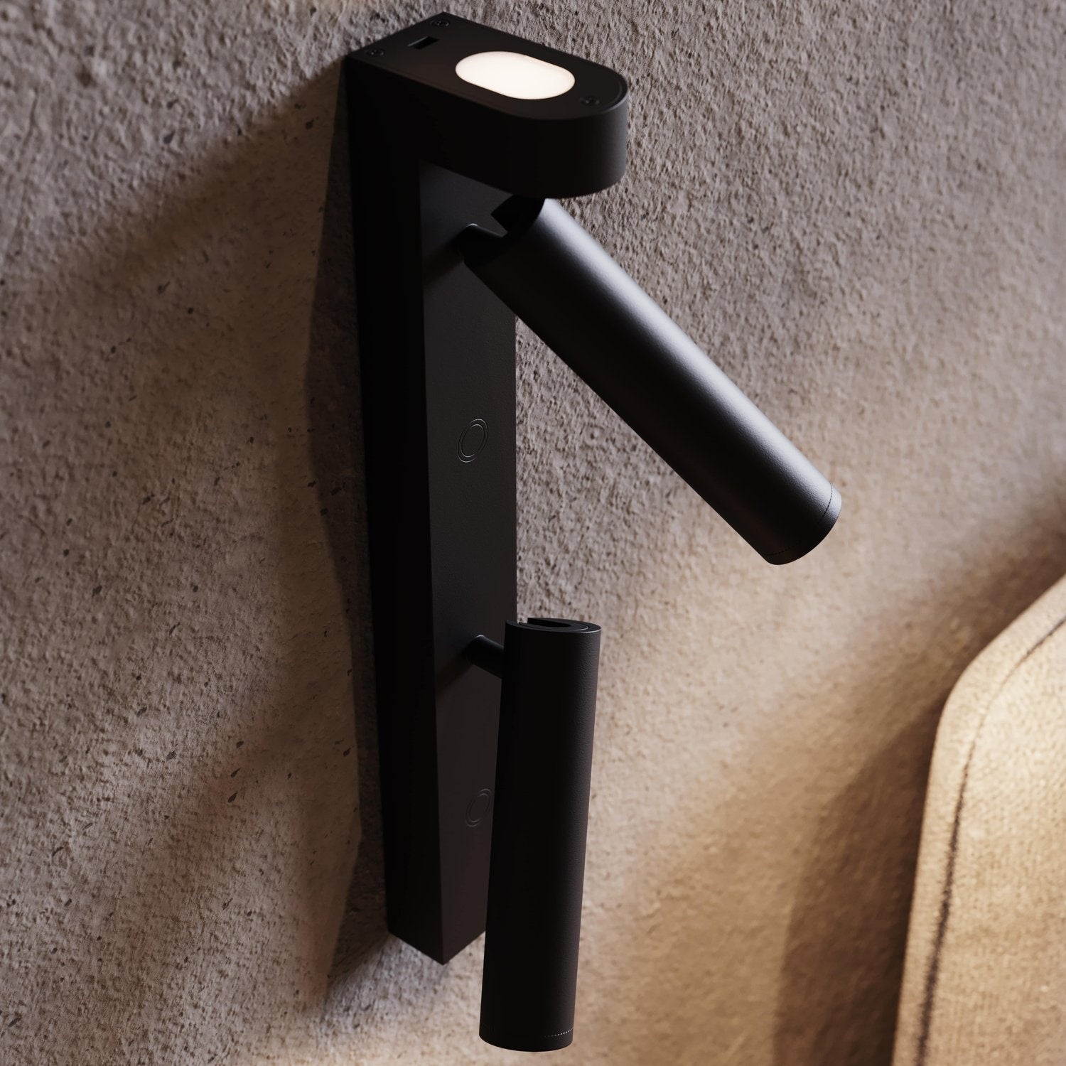 SONNEMAN, HAIM AIMABLE DOUBLE WALL LAMP, WALL SCONCES