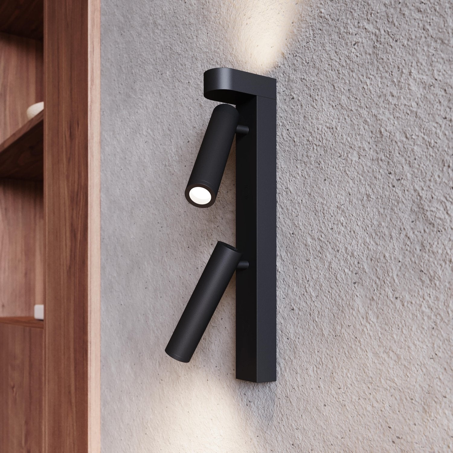 SONNEMAN, HAIM AIMABLE DOUBLE WALL LAMP, WALL SCONCES