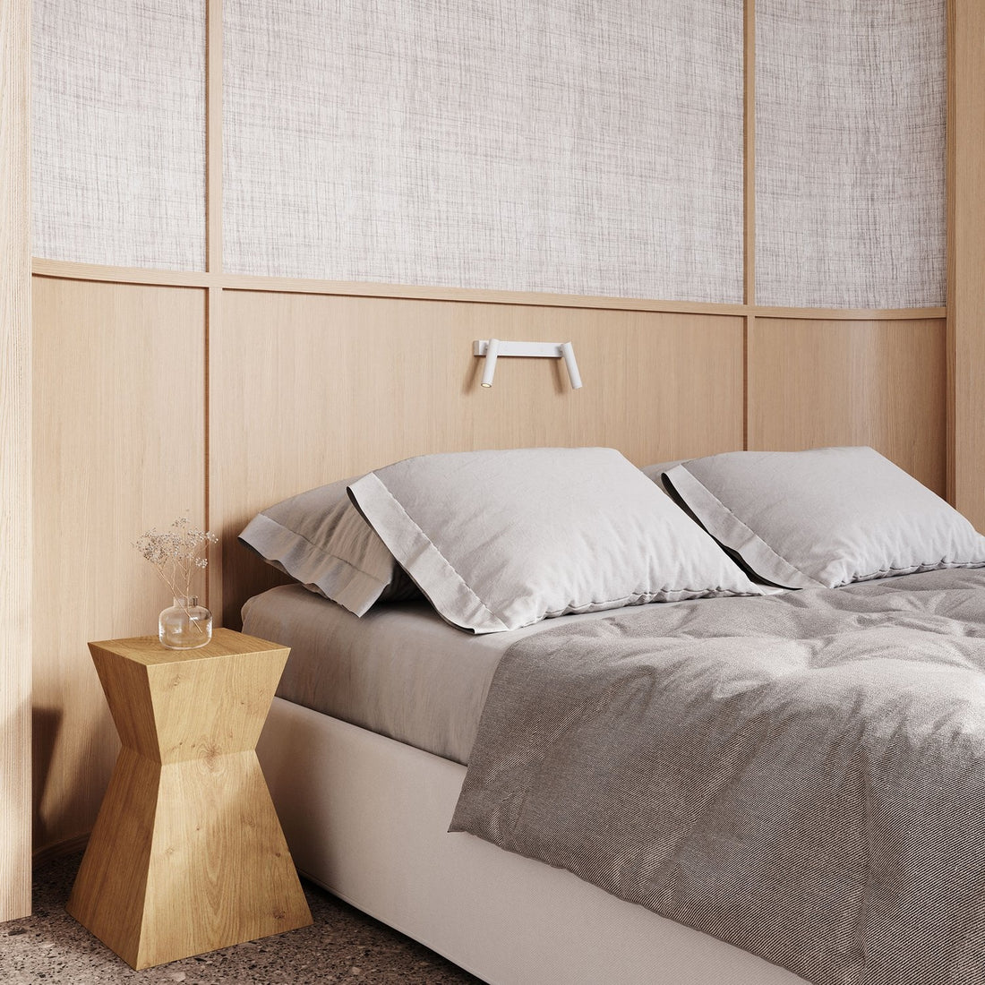 SONNEMAN, HAIM AIMABLE DOUBLE WALL LAMP, WALL SCONCES