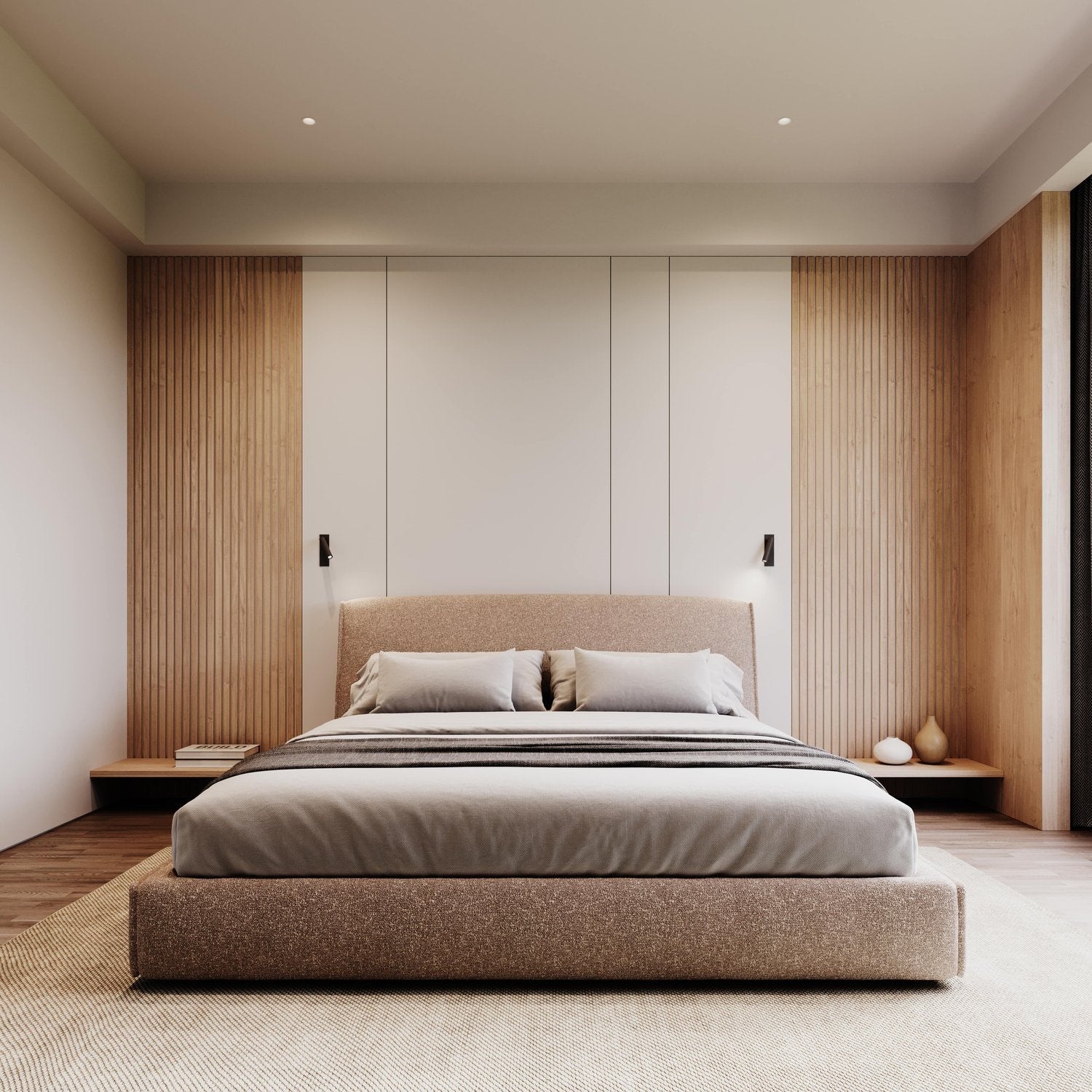 SONNEMAN, HAIM AIMABLE RECESSED HEADBOARD LAMP, WALL SCONCES