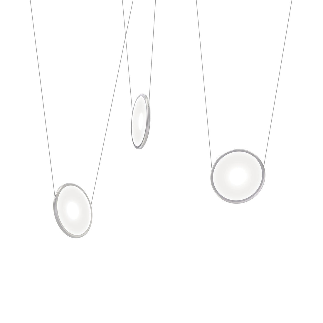 SONNEMAN, YO COIN 3-LUMINAIRE CONFIGURATION, PENDANT LIGHT