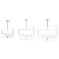SONNEMAN, MODERN TIERS FLAT LED PENDANT, PENDANT LIGHT
