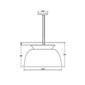 SONNEMAN, BELLE FLARE LED BELL PENDANT, PENDANT LIGHT