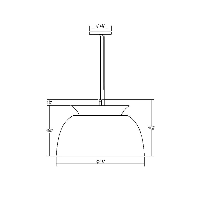 SONNEMAN, BELLE FLARE LED BELL PENDANT, PENDANT LIGHT