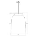 SONNEMAN, BELLE FLARE LED BELL PENDANT, PENDANT LIGHT